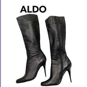 Aldo leather boots size 39